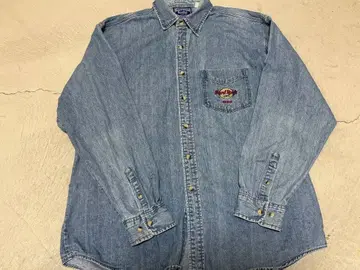 하드 록 카페 데님 셔츠