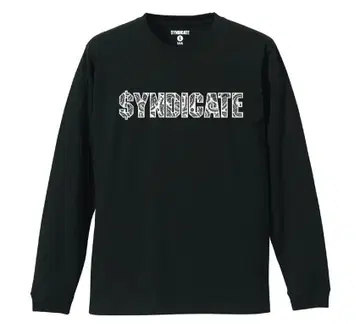 미사용 새상품 라임 신지 페이즐리 로고 롱 T 블랙 XL