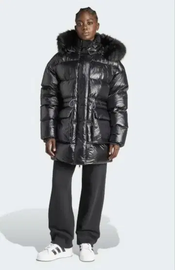 블랙 다운 자켓 아디다스 오리지널