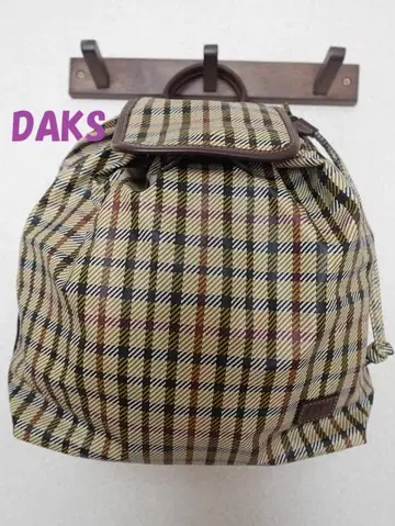 새상품급 닥스 LONDON ACE 일본산 백팩 경량 하우스 체크