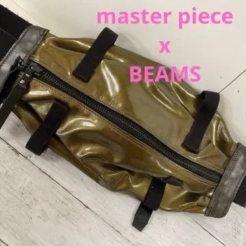 master piece x BEAMS 메탈조 바디백 #C3165