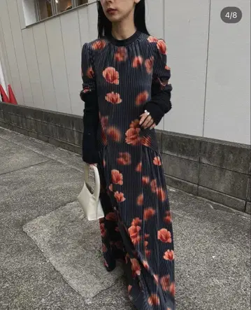 아멜리 MILA VELOUR CUT DRESS 원피스 벨로아