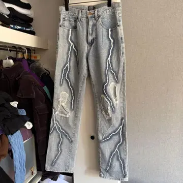 MAVEN 메이벤 라이트닝 데님 팬츠