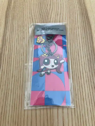 Newjeans 파워퍼프걸즈 메탈 키링 참 하니