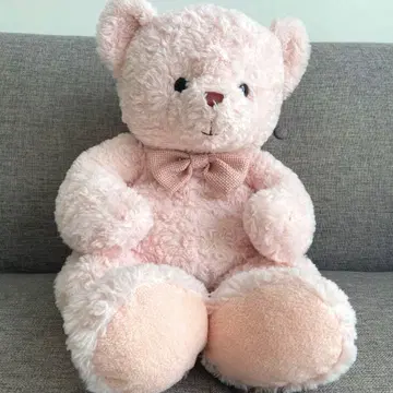 [코스트코] 빅 핑크 리본 포함 곰 봉제 인형