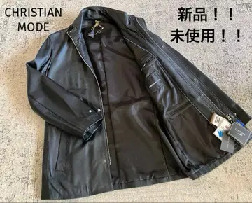 새상품!! CHRISTIAN MODE 라무 가죽 자켓 양가죽 LL