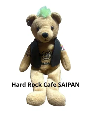 [ 하드 록 카페 사이판 ] 모히칸 록 테디베어 2010