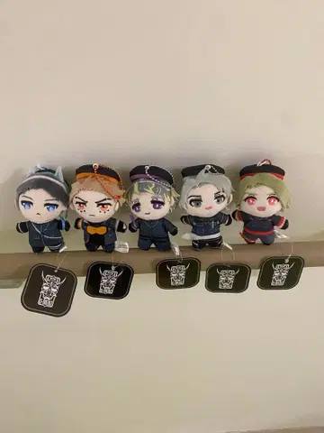 O-MENZ 마스코트 봉제 인형 전 5종 세트