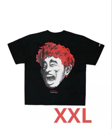 SAPEur LEGEND SMILE HEAD S/S TEE 블랙 XXL