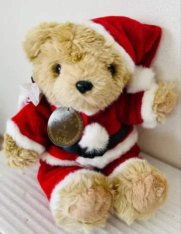 산타클로스 곰 봉제 인형
