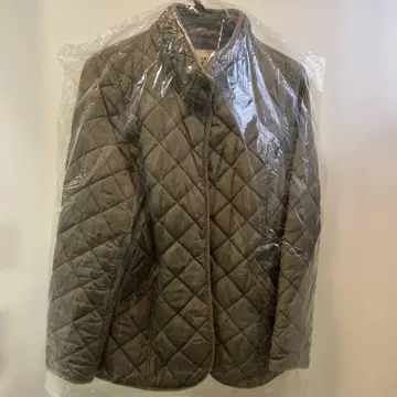 BEAMS HEART 카키 퀼팅 자켓