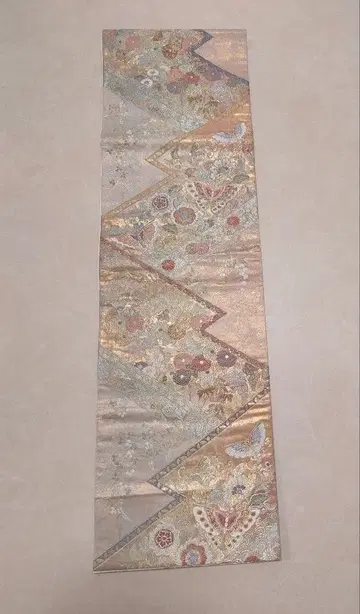 고급 기모노 후쿠로 오비 후리소데 포멀 순수 실크