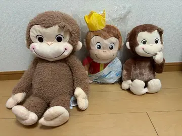 호기심 많은 조지 봉제 인형 라스트 럭키상 프라이즈 3체 세트