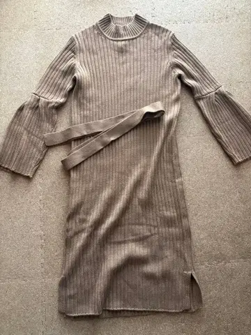 Sov. 더블 스탠다드 니트 원피스 36