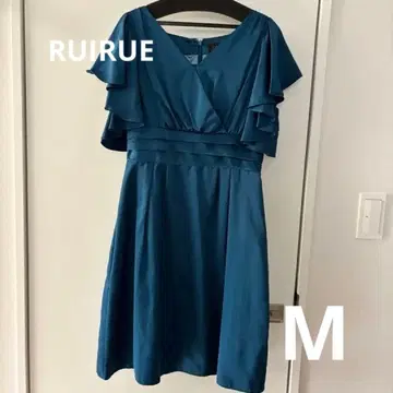 RUIRUE 원피스 드레스 M 블루 그린