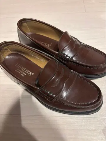 HARUTA 브라운 로퍼 일본제