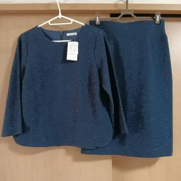 트위드 셋업 상의 스커트 포멀