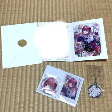 2024 니지산지 생일 굿즈 쿠라모치 메루토 키링 폴라로이드 캔뱃지