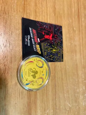 홍콩 디즈니 매직 여권 메달 마블 한정판 씰