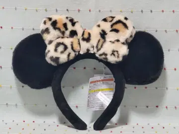 엄선 레오파드 무늬 미니 머리띠 도쿄 디즈니 리조트