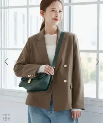 로페피크닉 울 라이크 금장 버튼 자켓 (반안감) 베이지 L