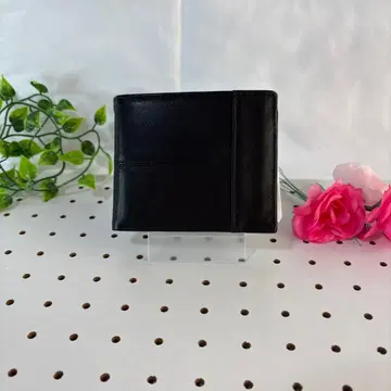블랙 이단 접이식 지갑
