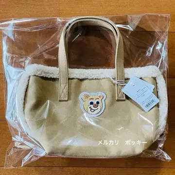 페이러 올드 테디 와펜 보아 토트백 베이지