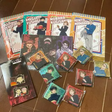 캔뱃지 클리어 파일 핀즈 입장 혜택 묶음 판매 [ 주술회전 ]