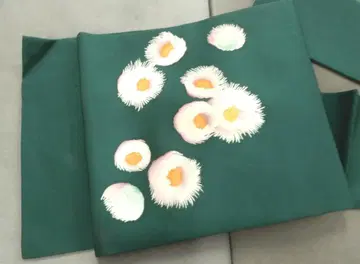 순수 실크 시오제 나고야 오비 데이지