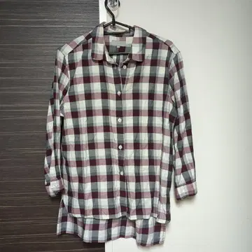 마가렛호웰 사이즈 3 체크 무늬 셔츠