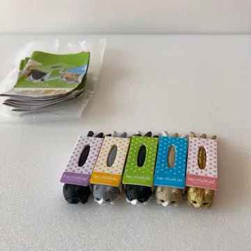 하코 티슈 폴드 2 5종 세트 컴프 가챠 고양이