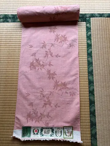 옷감 마가와 유키 츠무기 순수 실크 미사용