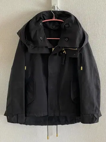 THE RERACS 리라 모즈 코트 마운틴 후드티 블랙