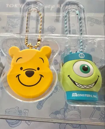 디즈니랜드 키링 키체인 푸우 마이크