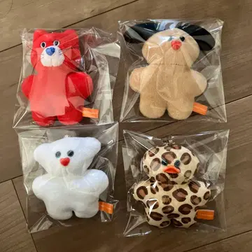 mojojojo 마스코트 키링 봉제 인형 4종 컴플리트 세트 2