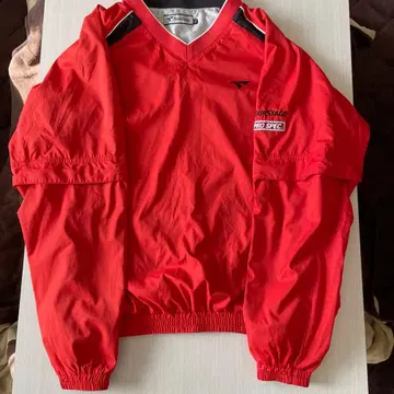 PRO SPEC 레드 V넥 자켓