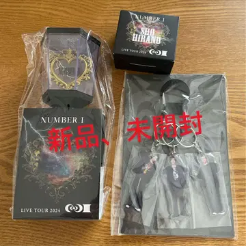 Number_i 응원봉 라이트 참 카라비너 포함 아크릴 키링