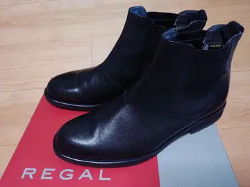 REGAL 사이드 고어 부츠 고어텍스 24.5cm 블랙