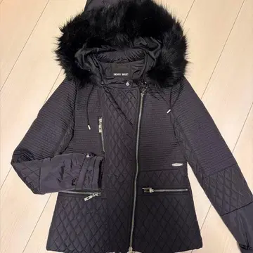 새상품급 퀼팅 자켓 블랙