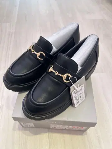 블랙 로퍼 골드 체인 25cm