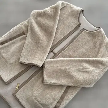 새상품급 리버서블 보아 자켓