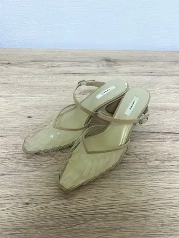 Ameri vintage clear mule