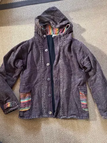 SPT 후드 부착 브라운 자켓