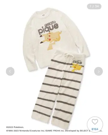젤라피케 피카츄 룸웨어