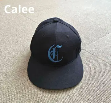 일본제 CALEE 칼리 캡 자수 로고 블랙 M