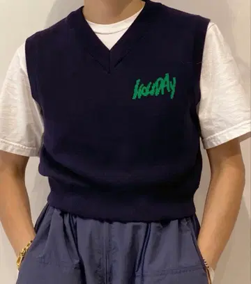 HOLIDAY 자카드 니트 베스트