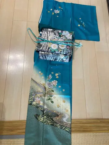 호몬기 풀세트 터콰이즈 나전 착용 사진 있음