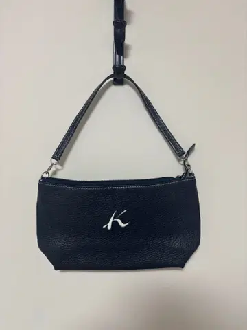 키타무라 Kitamura 네이비 컬러 미니 백 파우치