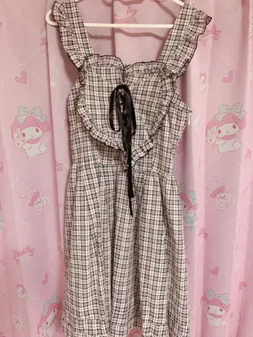 Ank Rouge 에이프런 하트 점프 스커트