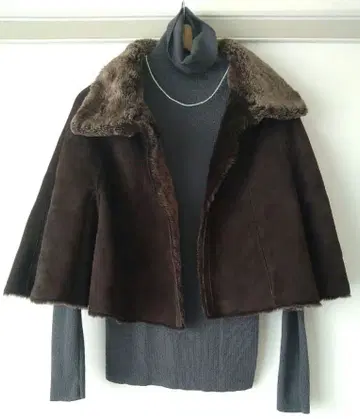 유나이티드 애로우즈 어나더 에디션 리얼 무스탕 코트